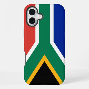 South Africa Flag iPhone 16 Plus Case