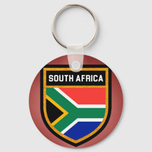 South Africa Flag Key Ring