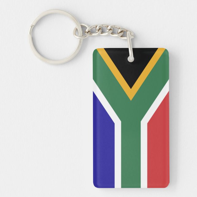 South Africa Flag Key Ring (Front)