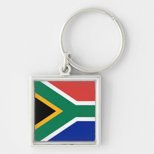 South Africa Flag Keychain (Front)