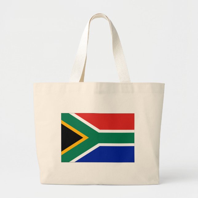 South Africa Flag Large Tote Bag (Front)