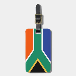 South Africa Flag Luggage Tag