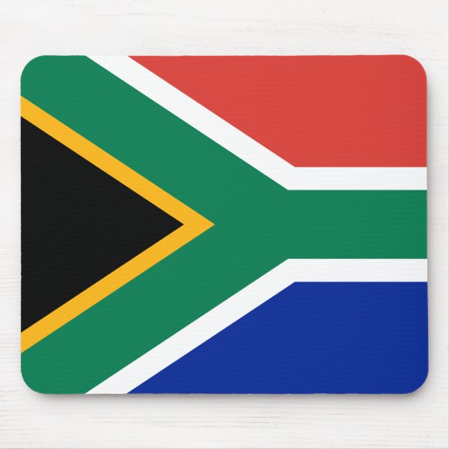 South Africa Flag Mouse Pad (Front)