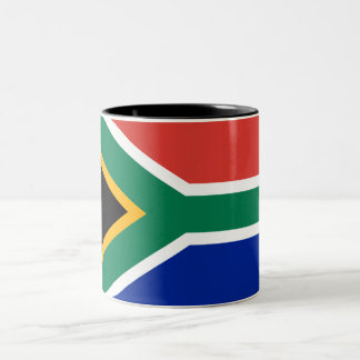 South Africa flag mug
