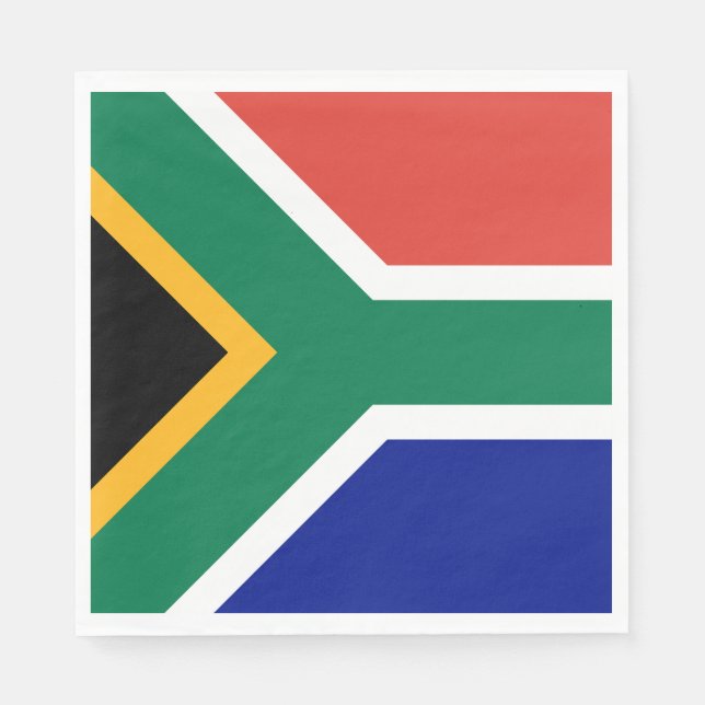 South Africa Flag Napkin (Front)