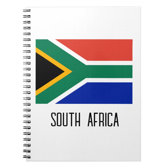 South Africa Flag Notebook (Front)