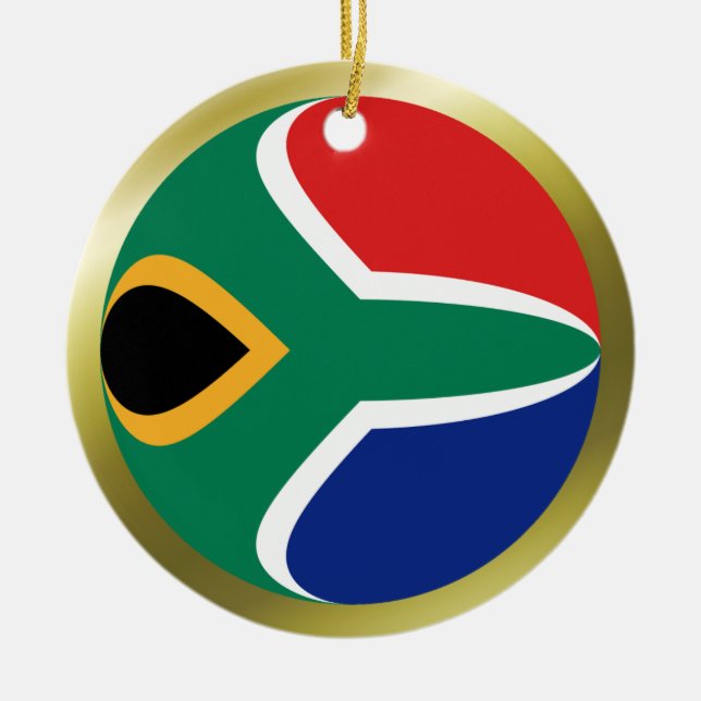 South Africa Flag Ornament (Front)