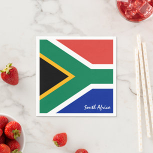 South Africa & Flag party fashion /sports fans Napkin