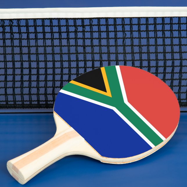 South Africa flag Ping Pong Paddle (Insitu)