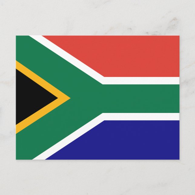South Africa Flag Postcard (Front)