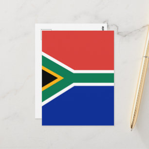 South Africa flag Postcard