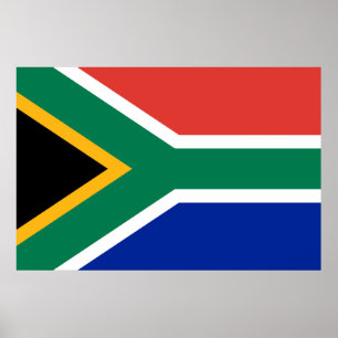 South Africa flag Poster