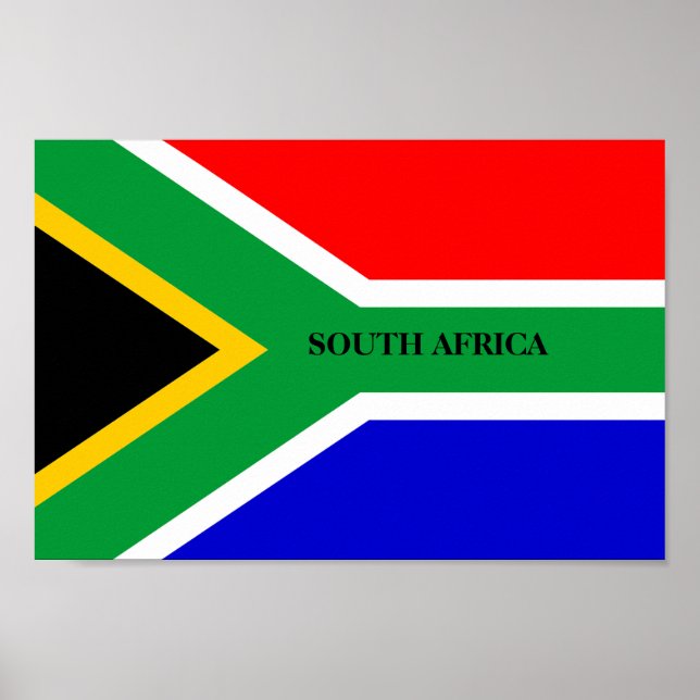 South Africa Flag Poster (Front)