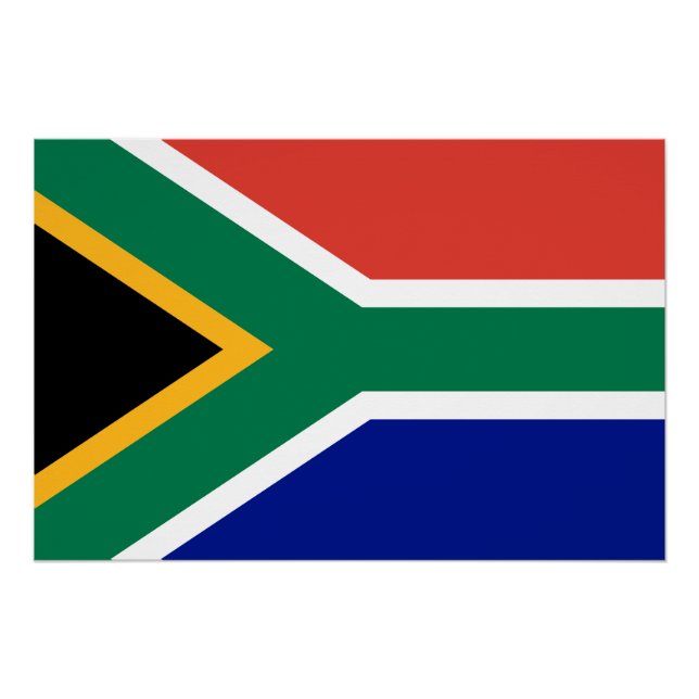 South Africa Flag Poster (Front)
