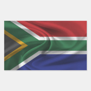 South Africa Flag Rectangular Sticker