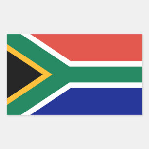 South Africa Flag Rectangular Sticker