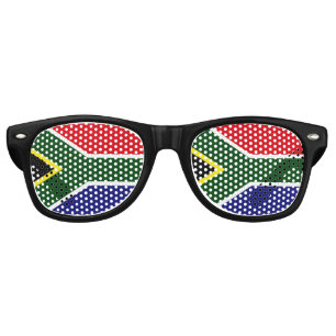 South Africa Flag Retro Sunglasses