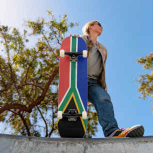 South Africa flag Skateboard
