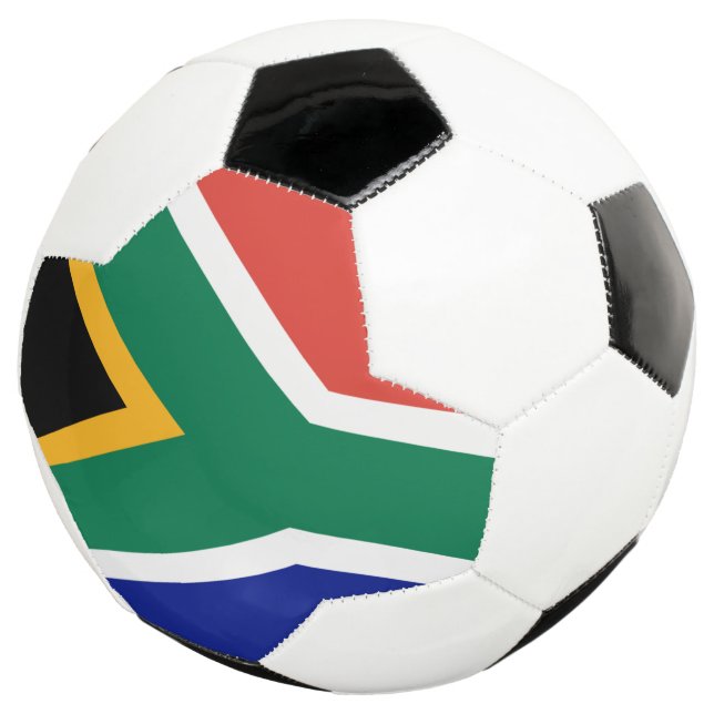 south africa flag soccer ball (Three Quarter)