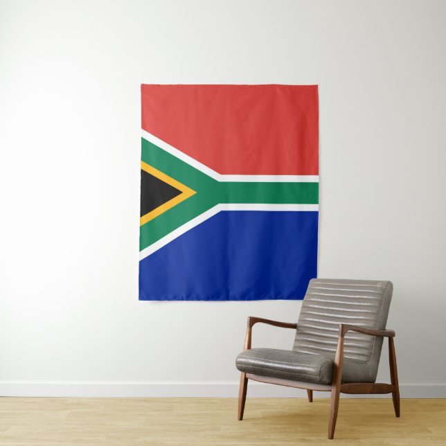 South Africa flag Tapestry (In Situ)