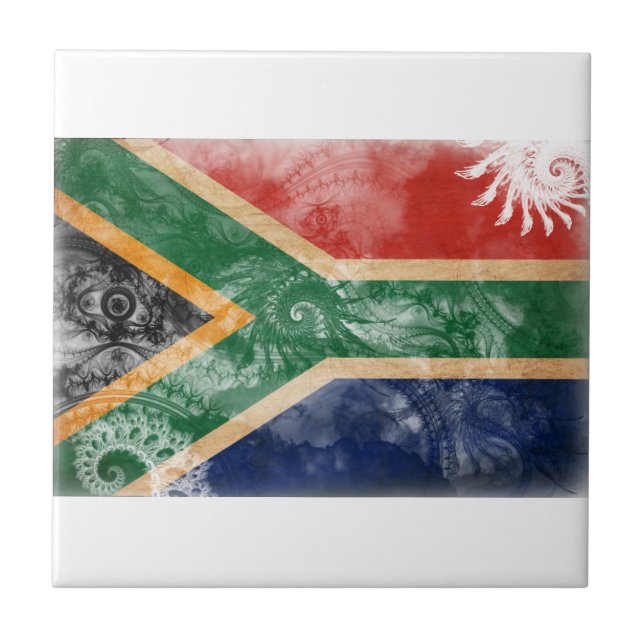 South Africa Flag Tile (Front)