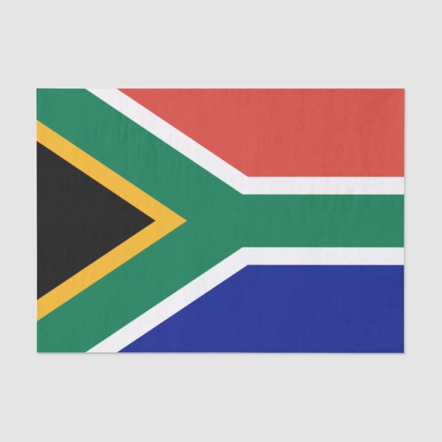 South Africa Flag Tissue Paper (Front)