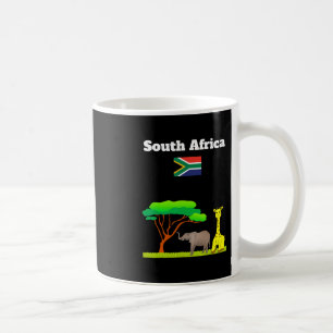 South Africa Flag Vacation Souvenir Safari Lover  Coffee Mug