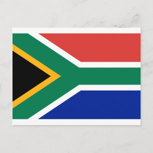 South Africa Flag -  Vlag van Suid-Afrika Postcard