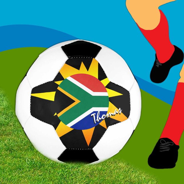 South Africa Football & African Flag / BANG Soccer Ball (Creator Uploaded)