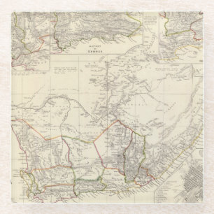 South Africa Glass Coaster