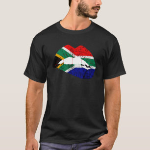 South Africa Lips South African Lipstick Africa Ki T-Shirt