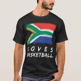 South Africa Loves Basketball T-Shirt