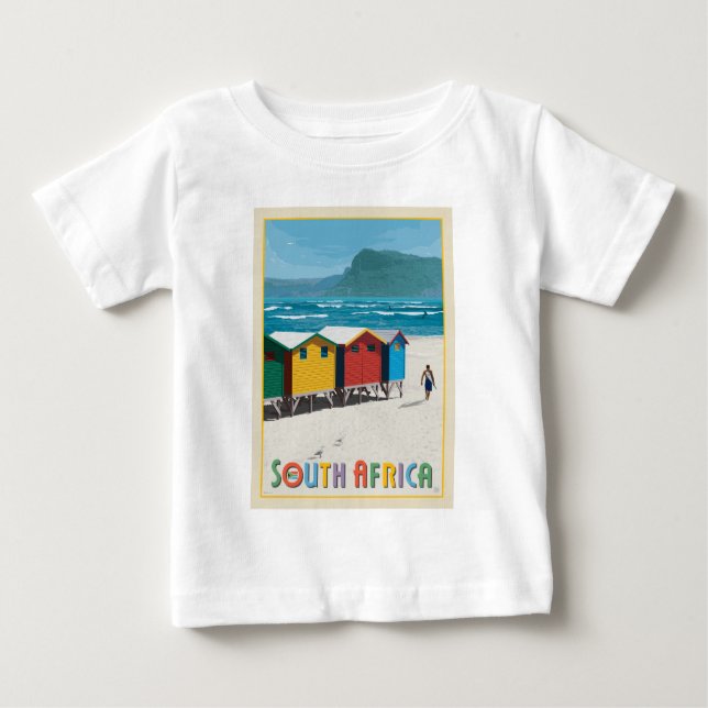 South Africa | Muizenberg Beach Baby T-Shirt (Front)