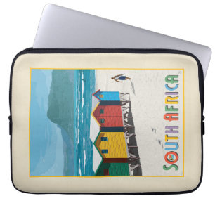 South Africa Muizenberg Beach Laptop Sleeve