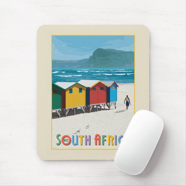 South Africa | Muizenberg Beach Mouse Pad (With Mouse)