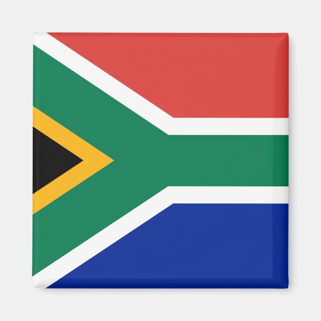 South Africa National World Flag Magnet (Front)