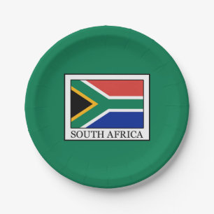 South Africa Paper Plate