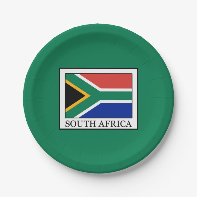 South Africa Paper Plate (Front)