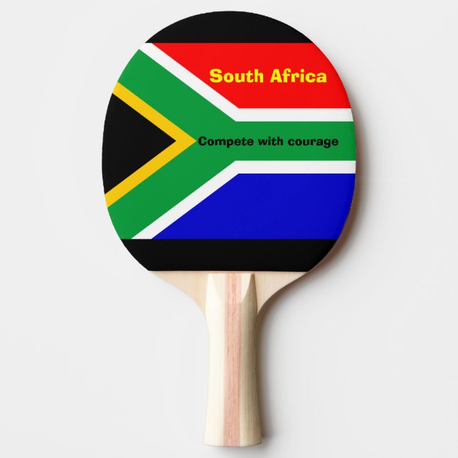 South Africa Ping Pong Paddle (Front)