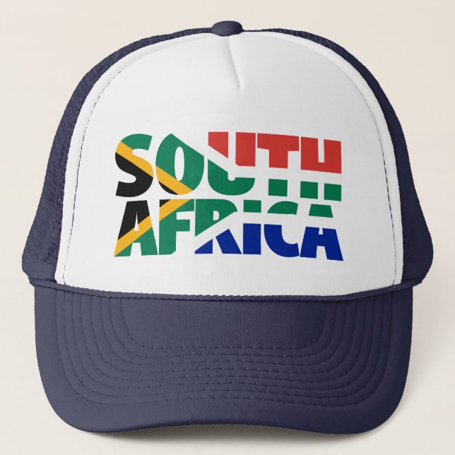 South Africa Roots South African Flag Braai Trucker Hat (Front)