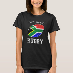 South Africa Rugby Flag World Champions Support T-Shirt