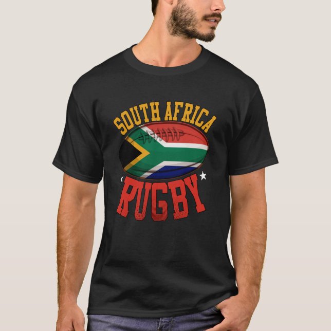 South Africa Rugby Sports Player  African Fan  1 T-Shirt (Front)