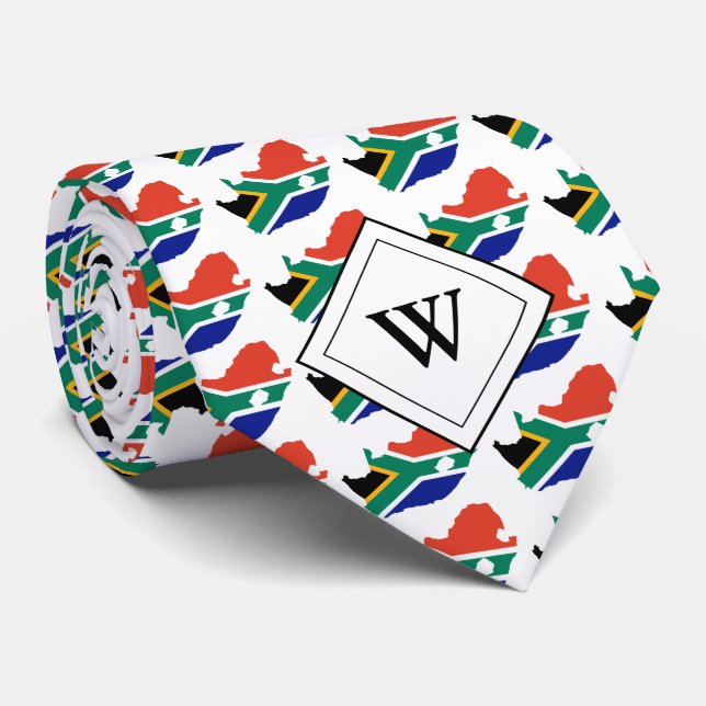 SOUTH AFRICA Scripture J3:16 Monogram Christian Tie (Rolled)