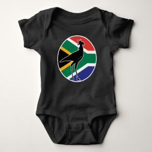 South Africa Secretarybird Secretary bird African Baby Bodysuit