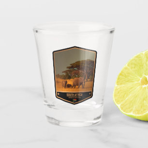 South Africa Shot Glass