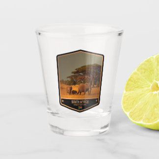 South Africa Shot Glass