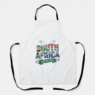 South Africa Soccer 2026 Soccer Bold Country Typog Apron