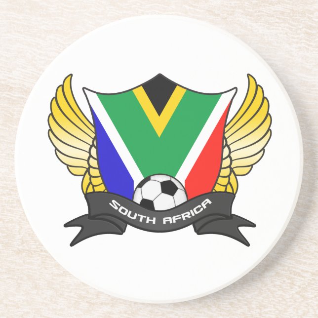 South Africa Soccer Coasters (Front)