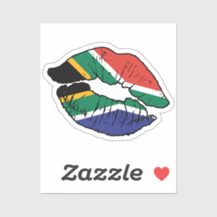 South Africa South African Lipstick Love Flag