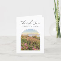 South Africa Table Mountain Blank Thank You Card